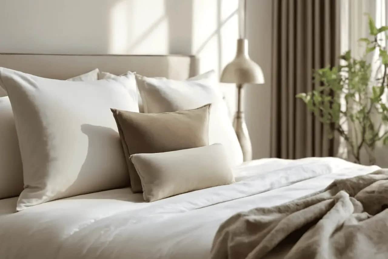 Jak ułożyć poduszki w sypialni? 5 kroków do wnętrza marzeń.