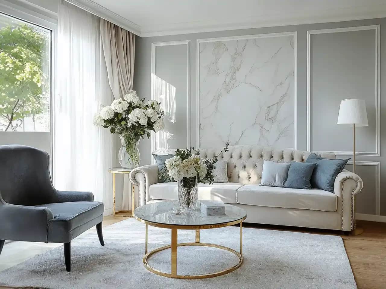 Ściana ozdobna w salonie: Ile zapłacisz? Odkryj prawdziwe koszty